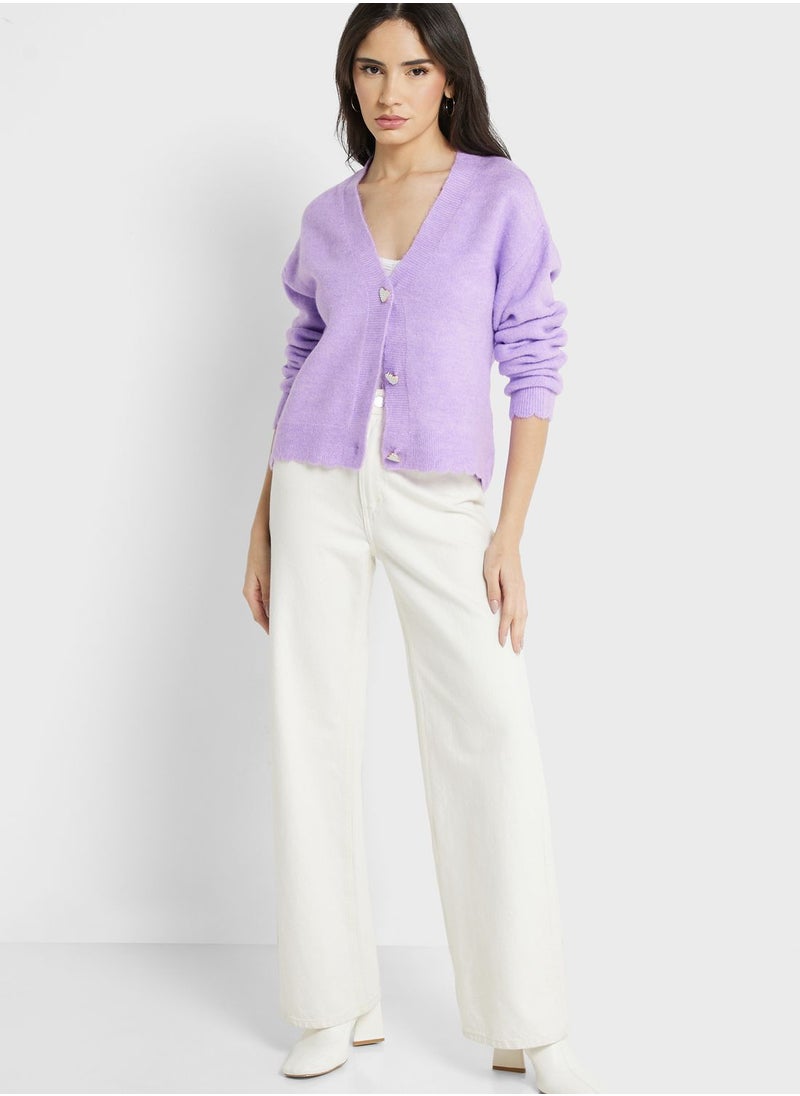ONLY - Button Detail Cardigan - Image 1