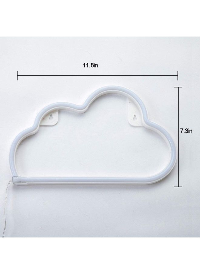 مصابيح بلافتة نيون من سلسة سكاي لزينة الحائط أبيض - Image 4