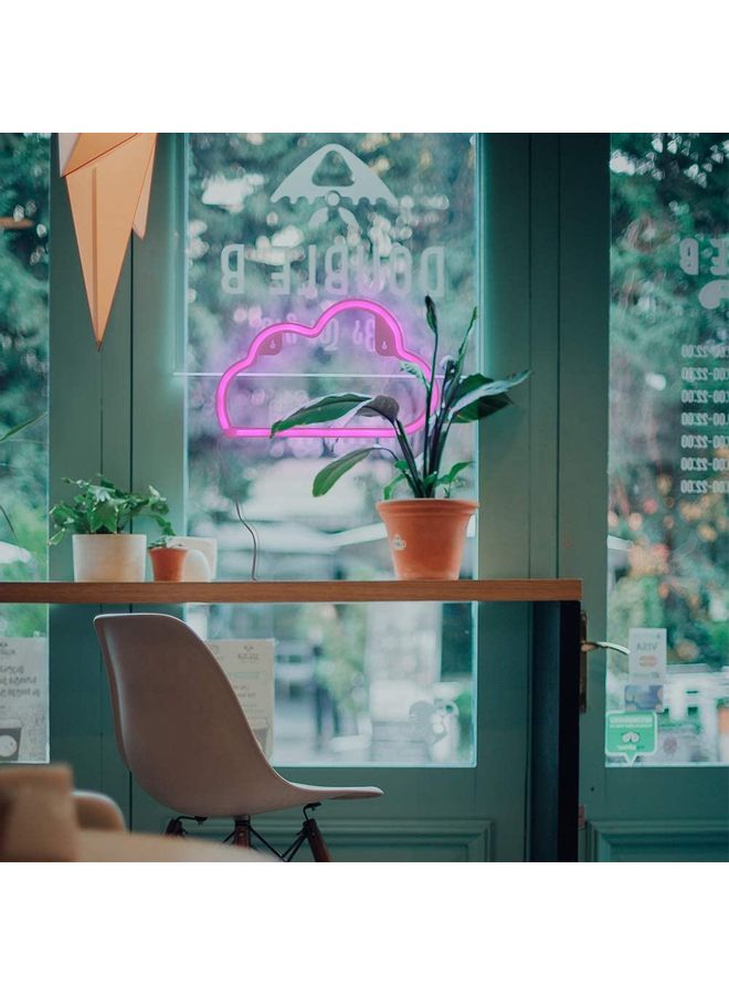 مصابيح بلافتة نيون من سلسة سكاي لزينة الحائط أبيض - Image 2