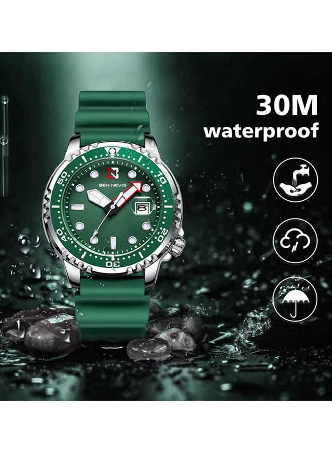 BEN NEVIS Waterproof Quartz Wrist Watch for Men - BN3024G-AllGreen - Image 3