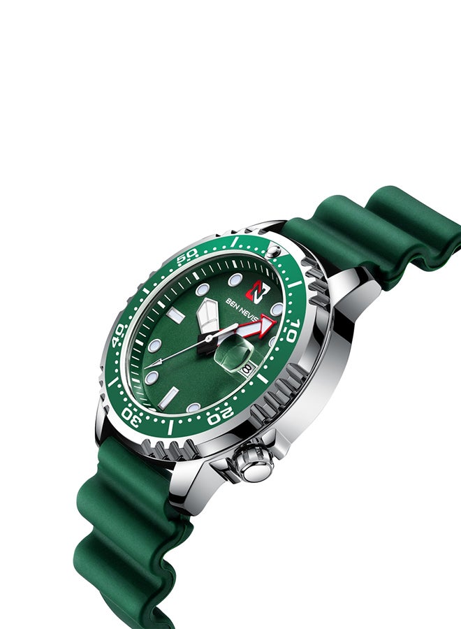 BEN NEVIS Waterproof Quartz Wrist Watch for Men - BN3024G-AllGreen - Image 2