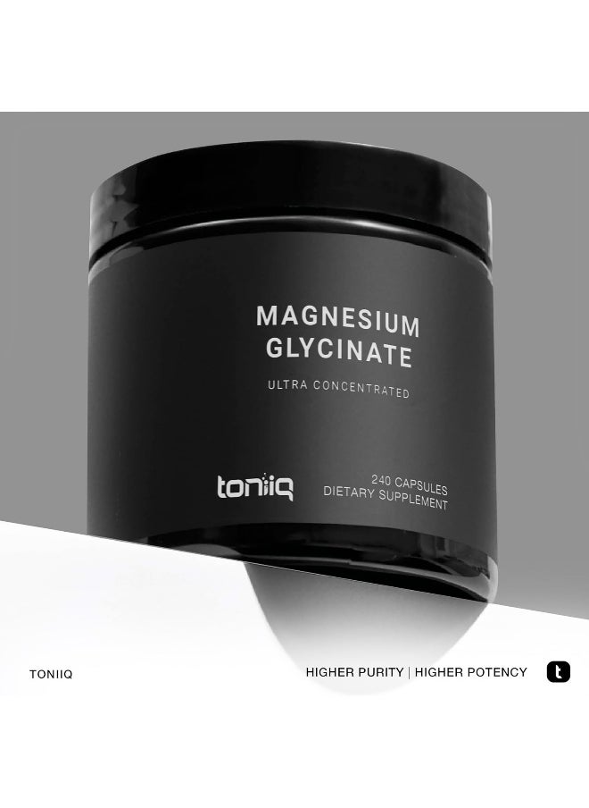 Toniiq Toniiq 3,000mg Ultra High Strength Magnesium Glycinate - 240 Veggie Capsules  - Image 3