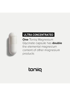 Toniiq Toniiq 3,000mg Ultra High Strength Magnesium Glycinate - 240 Veggie Capsules  - Image 5