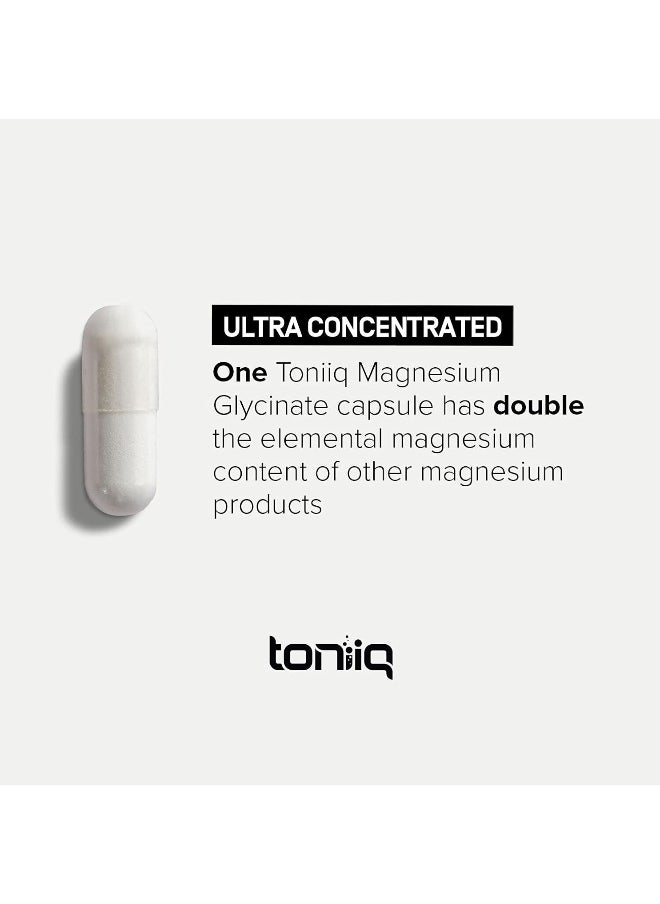 Toniiq Toniiq 3,000mg Ultra High Strength Magnesium Glycinate - 240 Veggie Capsules  - Image 5