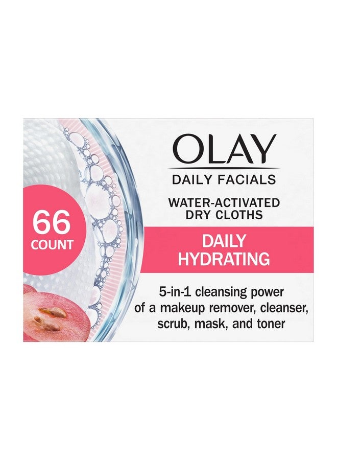 مناديل أولاي اليومية لتنظيف الوجه، لإزالة المكياج، 5 في 1 مناديل مبللة بالماء، تقشر البشرة وتوحد لونها وترطبها، 66 قطعة - Image 1