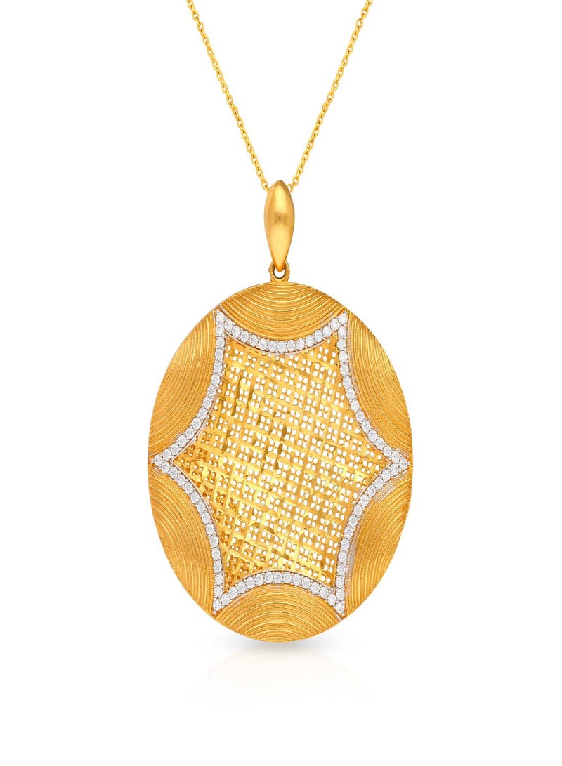 Malabar Gold and Diamonds 22k 916 Purity Malabar Gold Pendant PD0300825Y  - Image 1