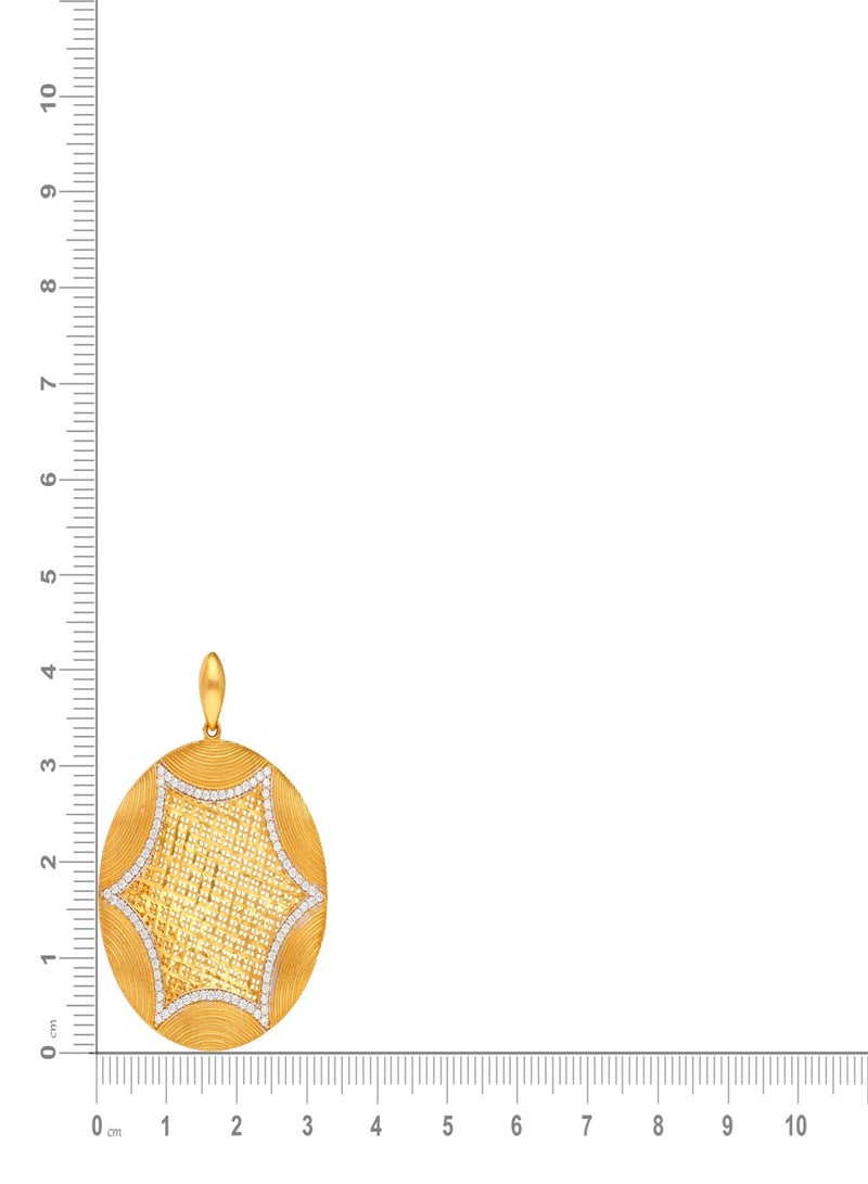 Malabar Gold and Diamonds 22k 916 Purity Malabar Gold Pendant PD0300825Y  - Image 5