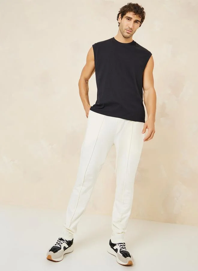 Styli Front Pintuck Detail Slim Fit Jogger