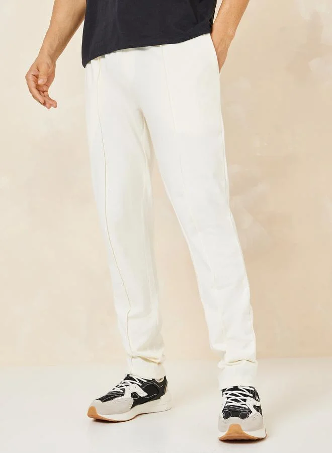 Styli Front Pintuck Detail Slim Fit Jogger