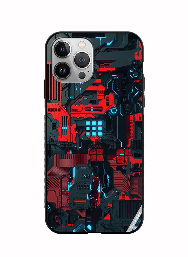 VR CREATIVE Protective Case Cover For Apple iPhone 11 Pro Circuit Design Multicolour - Image 1
