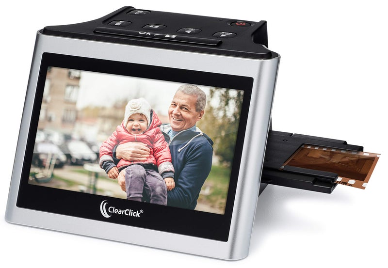 ClearClick Virtuoso 20 Second Generation 22MP Film Slide Scanner with Extra Large 5 LCD Screen Convert 35mm 110 126 Slides and Negatives to Digital Photos