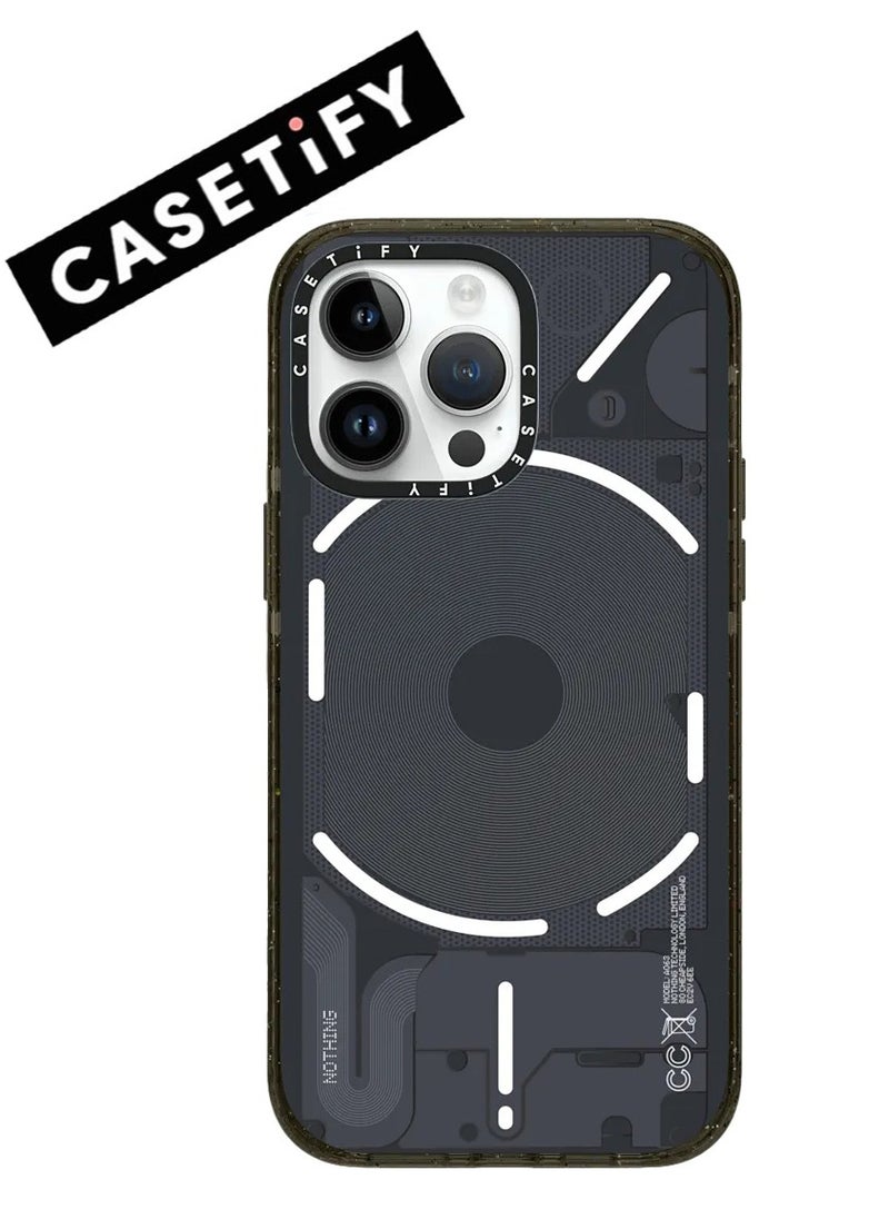 Casetify - Apple iPhone 12 Pro Max Case,Co-Branding with Nothing  Magnetic Adsorption Phone Case - Grey - Image 1