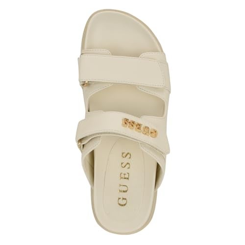 Guess Women's FABULON Sandal, Ivory 150, 6 - Image 5