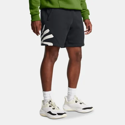 UNDER ARMOUR Men's Curry Splash Fleece Shorts