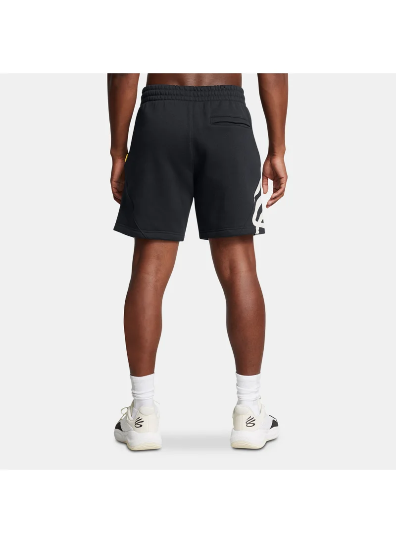 UNDER ARMOUR Men's Curry Splash Fleece Shorts