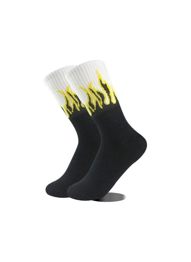 KUYING Fashion Anti Slip Breathable Sports Socks Nine Piece Set 
