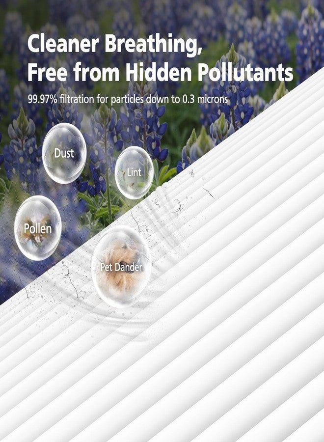 إيزينجو فلتر بديل PECO-HEPA لجهاز تنقية الهواء Molekule Air Mini/Mini+، فلتر متطور 3 في 1 لتنقية 99.97% من ملوثات الهواء والروائح والدخان، فلتر هواء ثلاثي الطاقة لجهاز تنقية الهواء، عبوة من قطعتين - Image 4