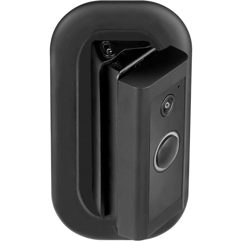 Wasserstein Horizontal Adjustable Angle Mount & Wall Plate (35Â° to 55Â°) - Compatible with Ring Video Doorbell (Wired) - Image 1
