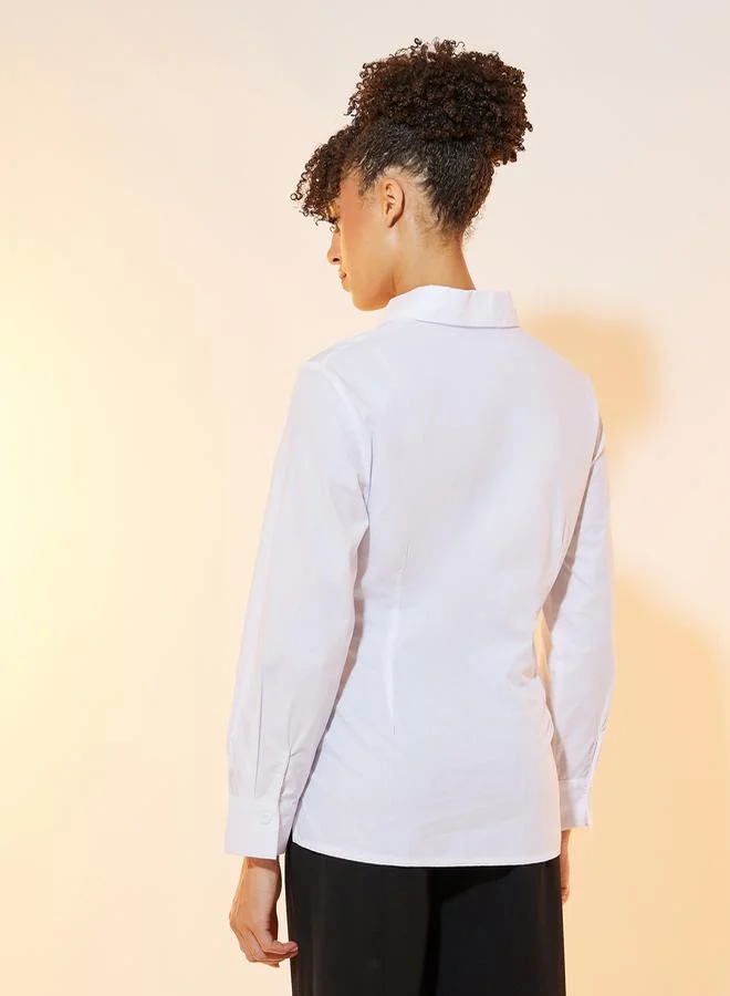 Take Two Side Bow Tie Regular Fit Shirt