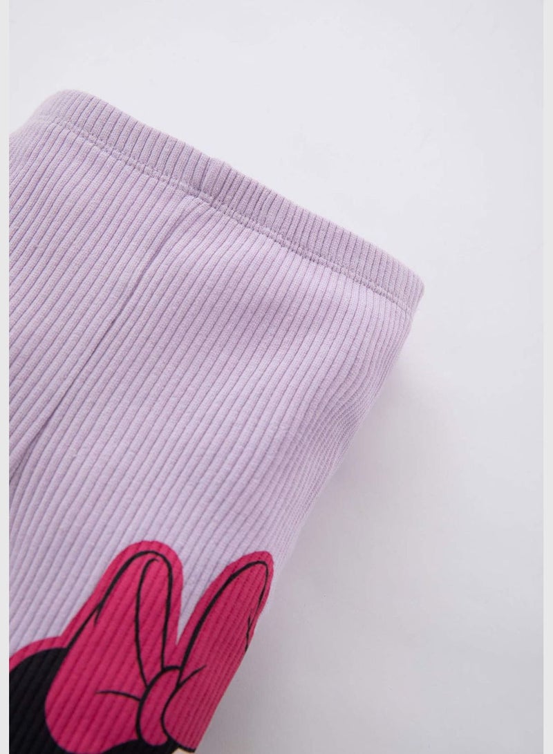 DeFacto BabyGirl Disney Mickey & Minnie Licenced Knitted Leggings  - Image 2