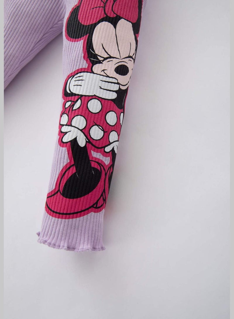 DeFacto BabyGirl Disney Mickey & Minnie Licenced Knitted Leggings  - Image 3