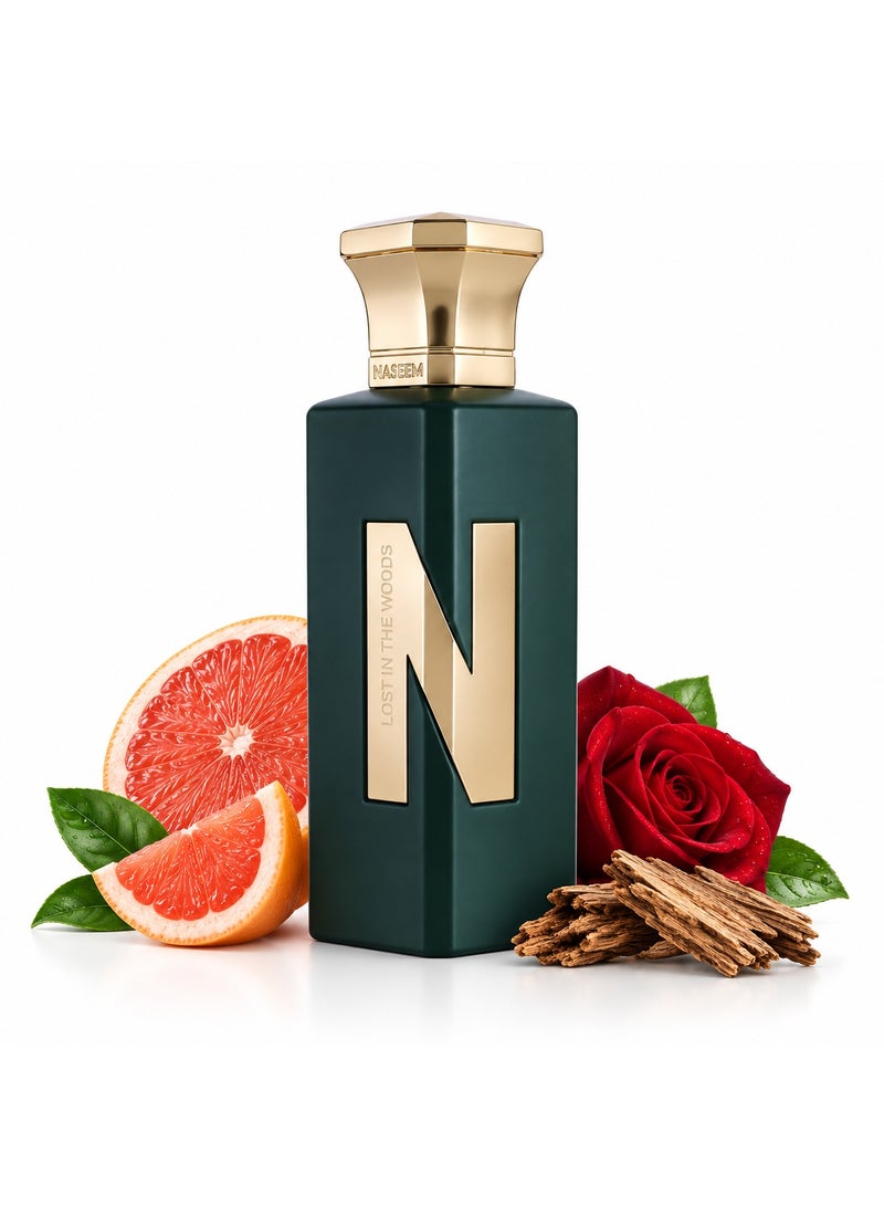 Naseem Lost in the Woods Eau De Parfum Aqua Perfume for Men & Women - 75ml - Image 1