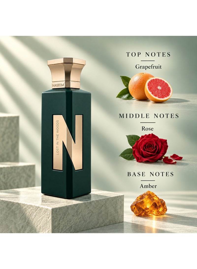 Naseem Lost in the Woods Eau De Parfum Aqua Perfume for Men & Women - 75ml - Image 4