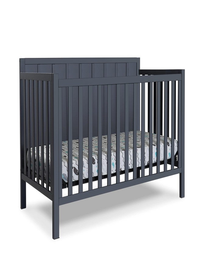 Sorelle Furniture Essex Crib Classic 4-in-1 Convertible Crib, Made of Wood, Non-Toxic Finish, Wooden Baby Bed, Toddler Bed, Child’s Daybed and Full-Size Bed, Nursery Furniture-Midnight - Image 1