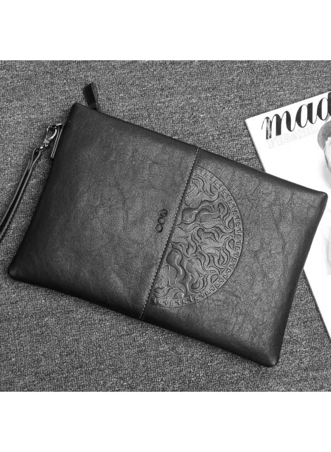 Cow Men's Business Clutch Casual Large Capacity Wallet New Style Hand Clutch C-9898 Model A - Image 5