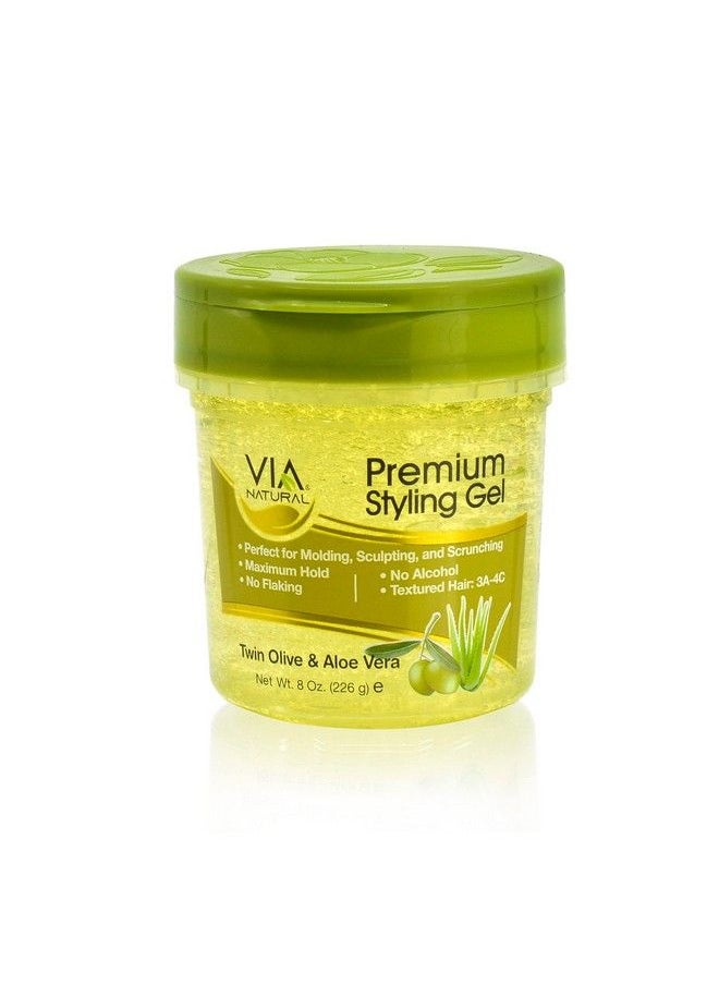 Via Natural - Premium Gel 8Oz Olive - Image 1