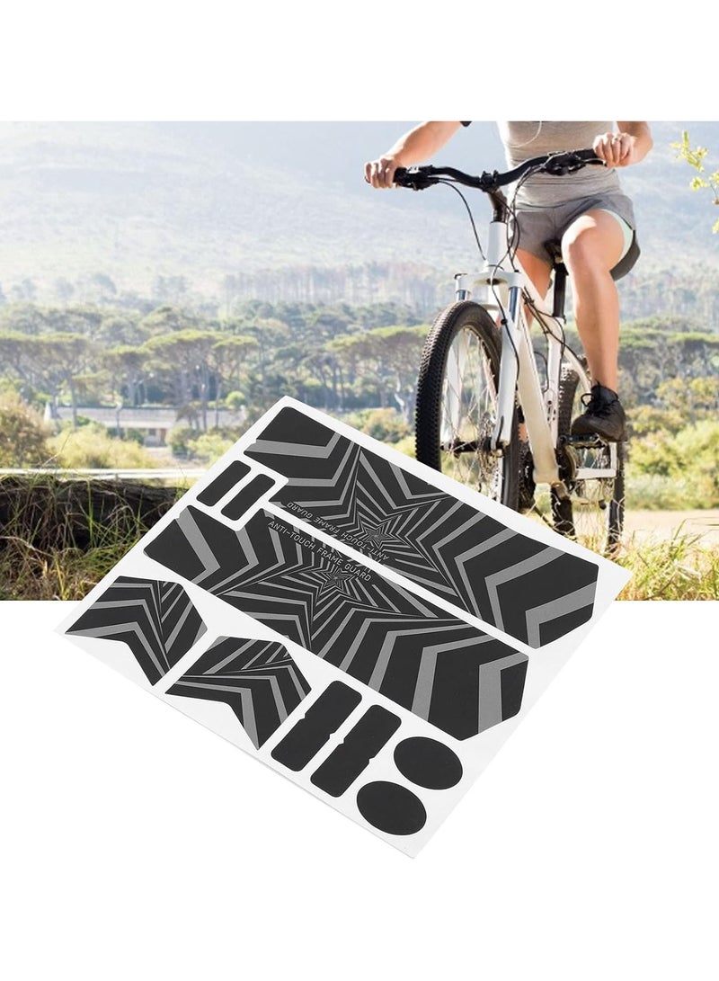 GGOOT Mountain Bike Stickers, Bike Frame Protection Tape Reflective Protective for Mountain Bike for Mtb Frame Protection - Image 3