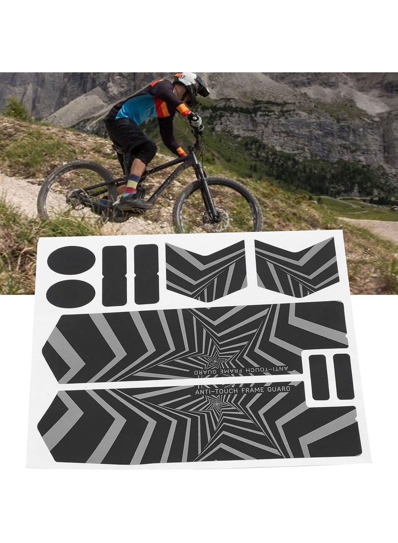 GGOOT Mountain Bike Stickers, Bike Frame Protection Tape Reflective Protective for Mountain Bike for Mtb Frame Protection - Image 5