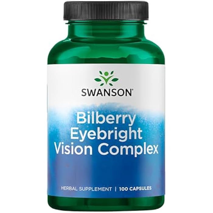 Swanson Bilberry Eyebright Vision Complex (100 Capsules) - Image 1