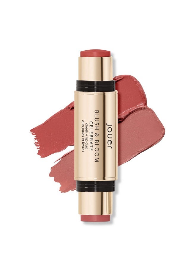 جوير أحمر الخدود وزهرة الخدود + كريم مرطب للشفاه، قلم أحمر الخدود للخدود والشفاه، تركيبة مرطبة من وردة المسك وزيت السكوالان - Image 1