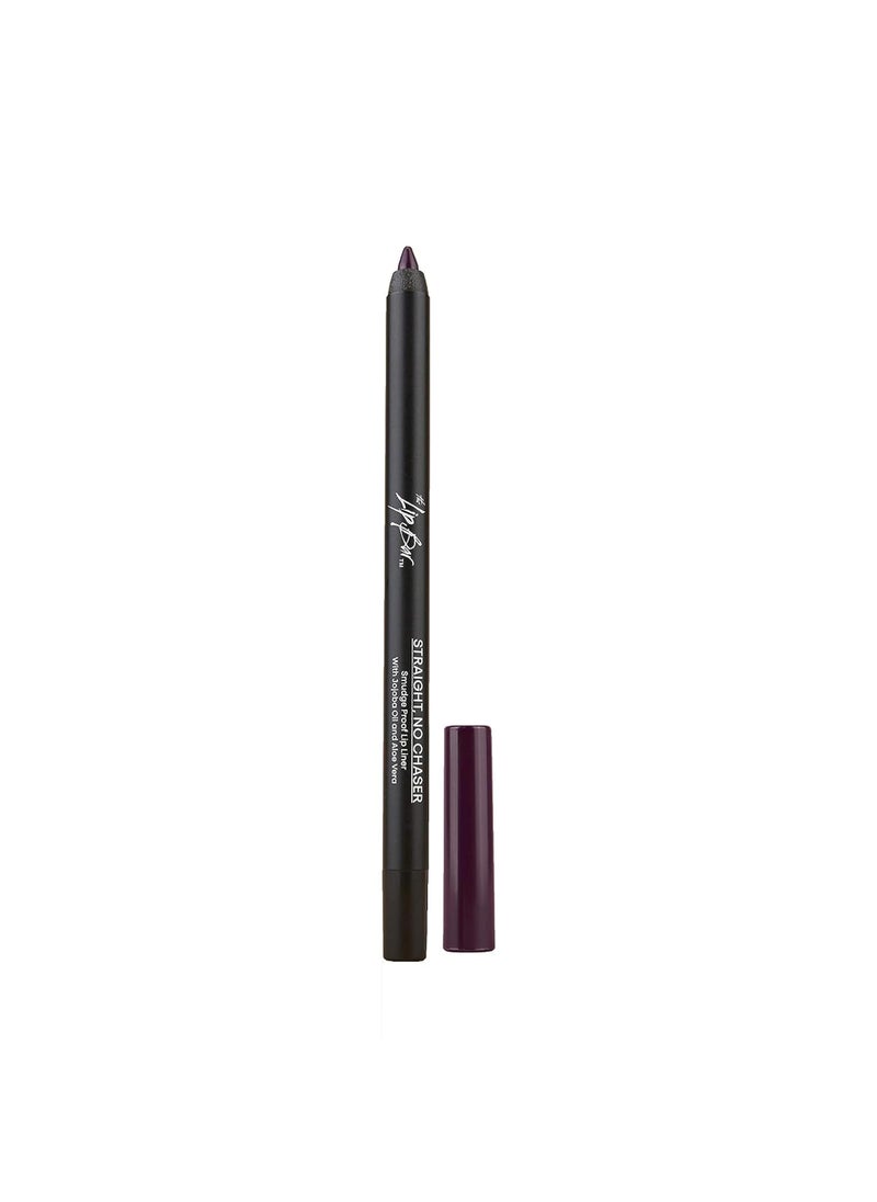 The Lip Bar - The Lip Bar  Straight Line Lip Liner  Vegan  Cruelty Free  Straight No Chaser  Deep Purple - Image 1