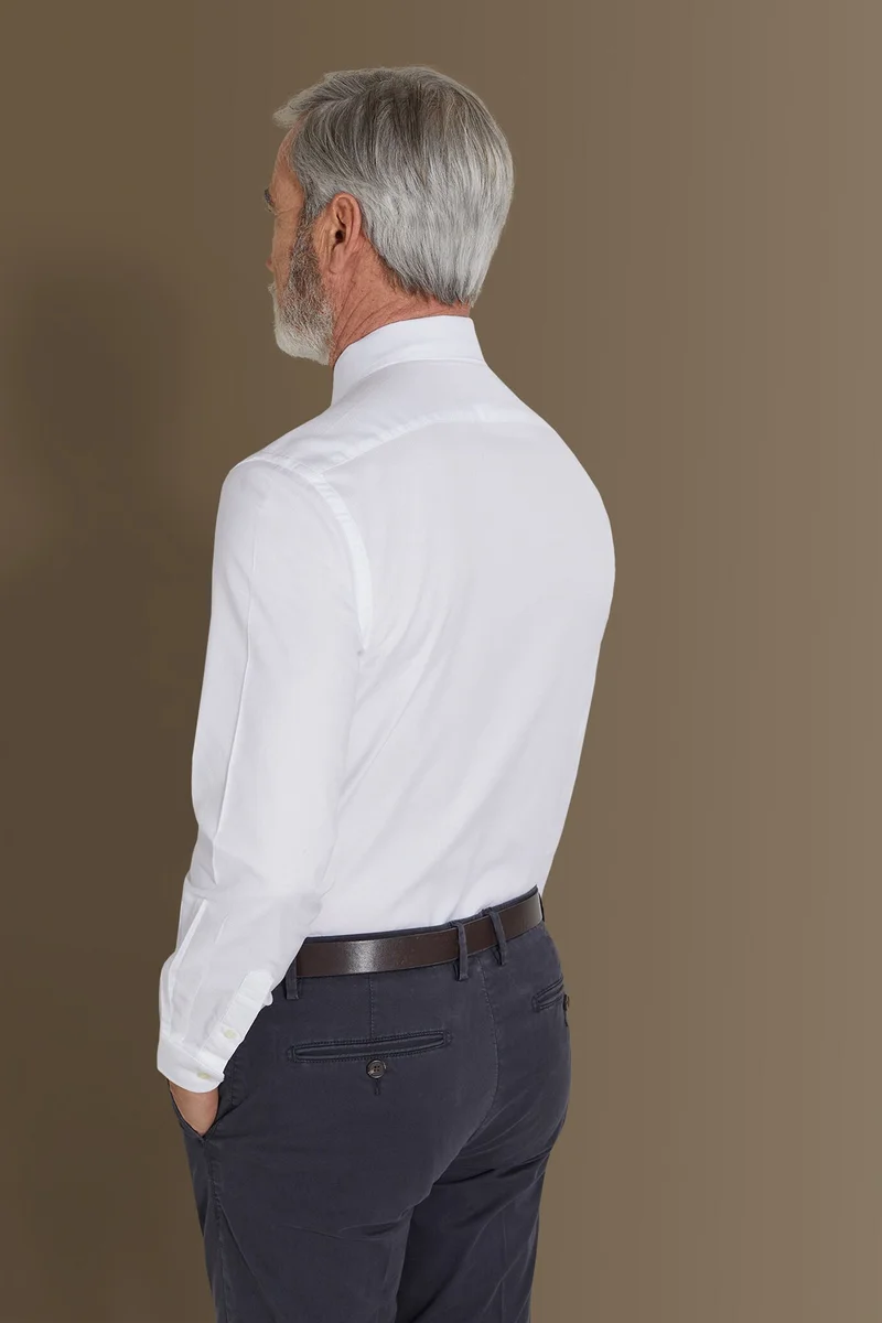 Doppelganger White Button down shirt superlight oxford fabric - White for Men | Best Price UAE