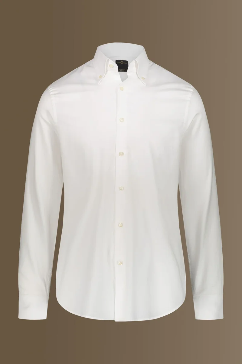 Doppelganger White Button down shirt superlight oxford fabric - White for Men | Best Price UAE
