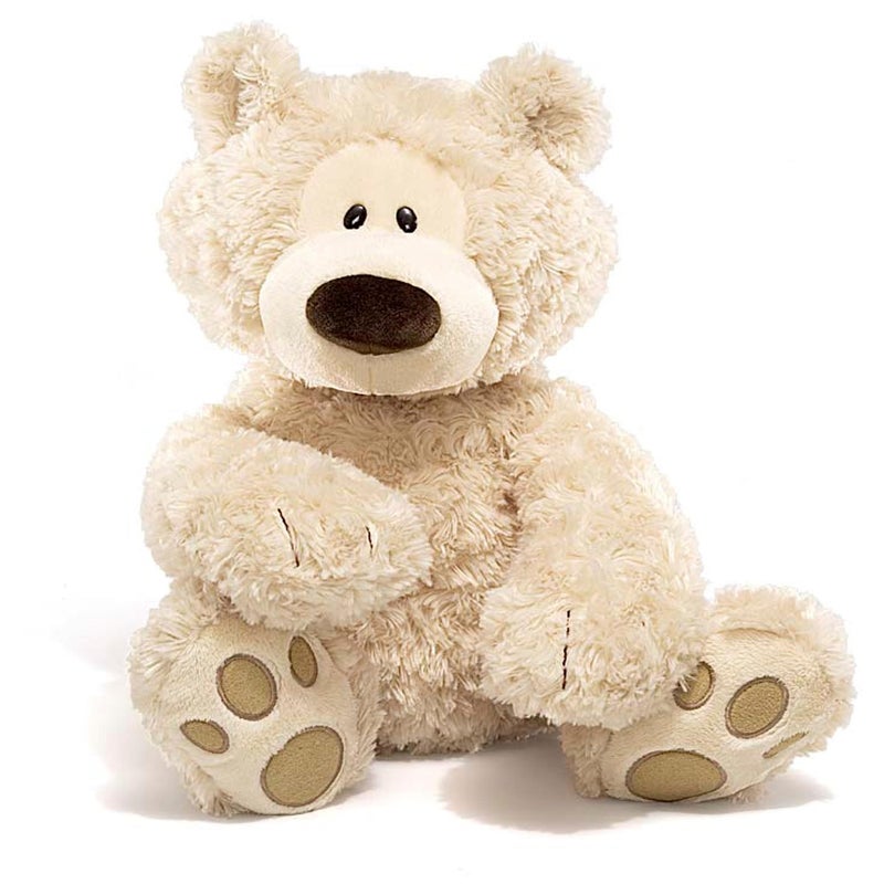 GUND Philbin Classic Teddy Bear, Premium Stuffed Animal for Ages 1 and Up, Beige, 18â€ - Image 1