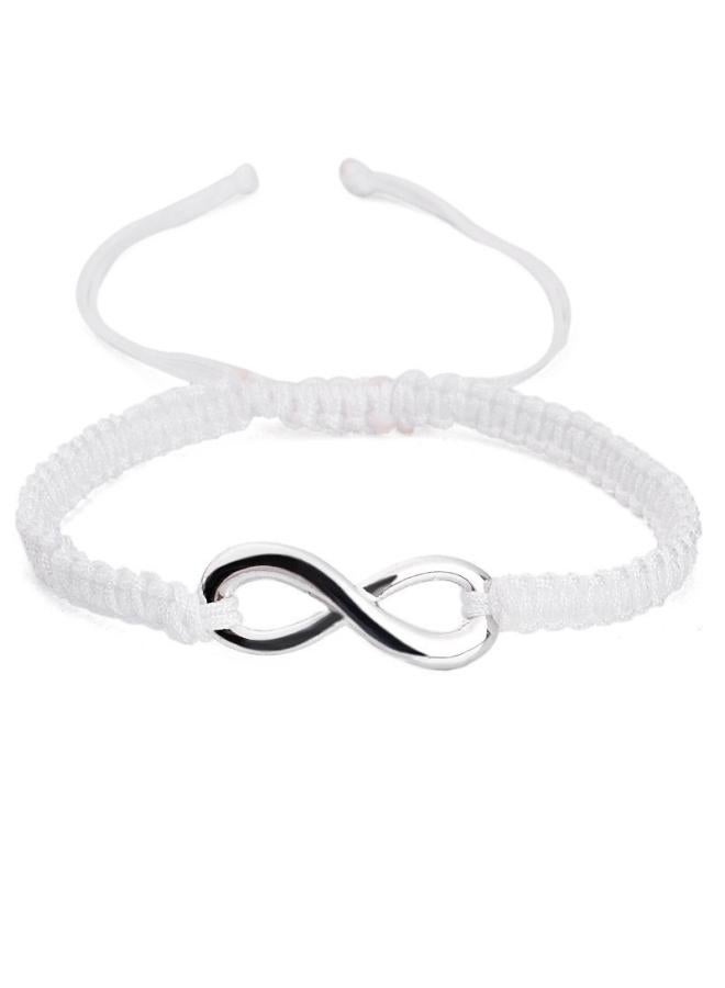 Hot European And American Simple Alloy 8-word Unlimited Woven Adjustable Bracelet Friendship Couple Bracelet Bracelet