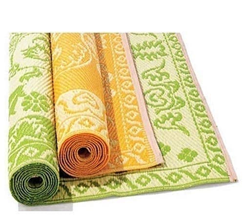 Truvic Plastic Mats for Home Floor Decor Multipurpose Chatai Large codeB0789 Multicolor 4 x 6