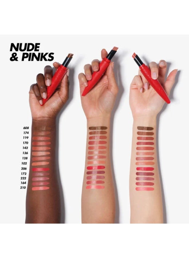 MAKE UP FOR EVER Rouge Artist For Ever - Satin-314-Glowing Ginger Long Wearing Satin Hydrating Lipstick - Image 5