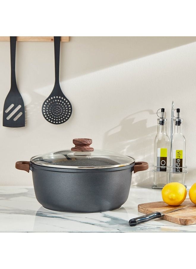 Home Box La Cucina Die Cast Induction Casserole 28 x 12 x 28 cm  - Image 1