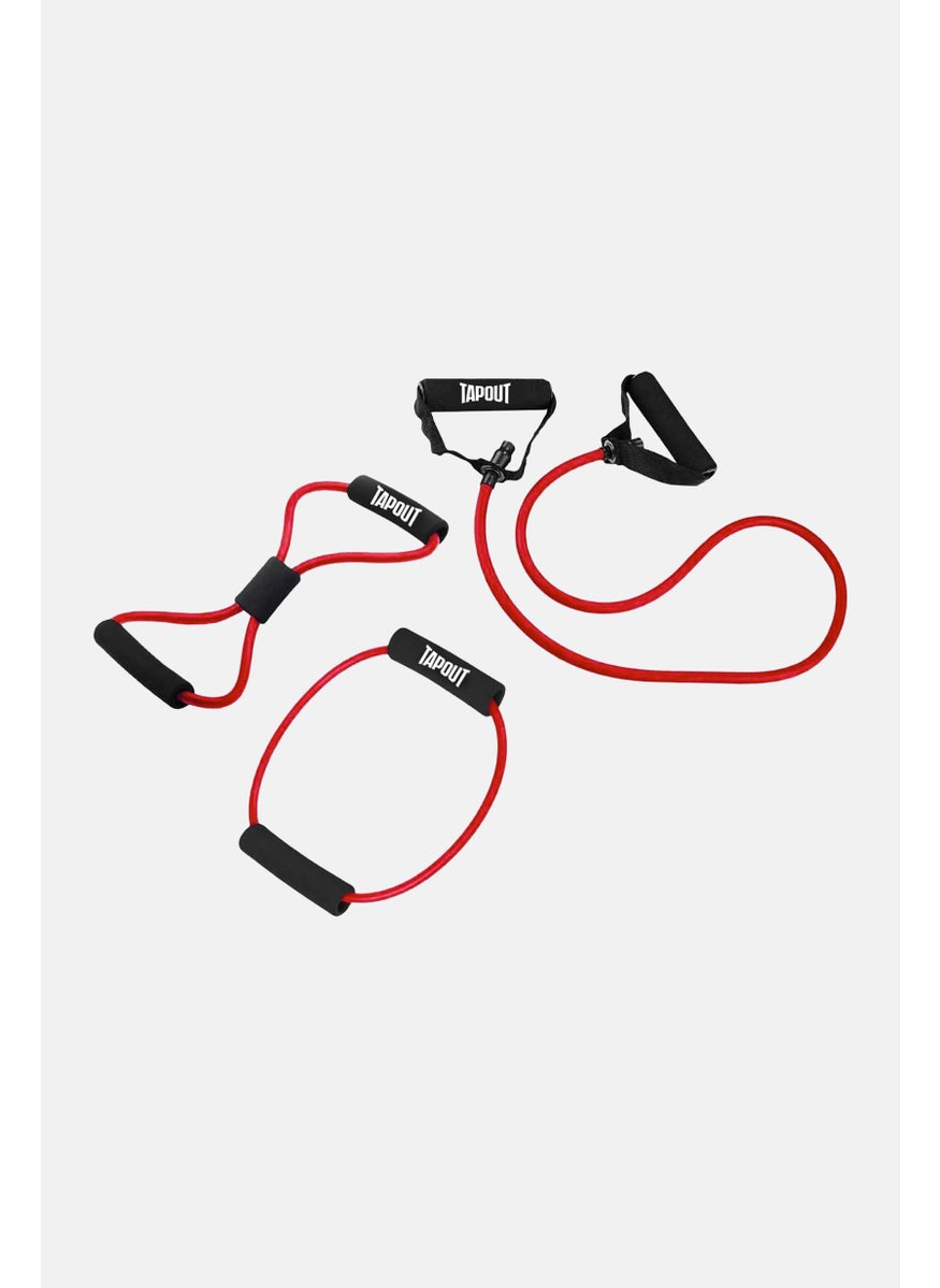 TapouT 3 Pc Resistance Toning Set, Red  - Image 3