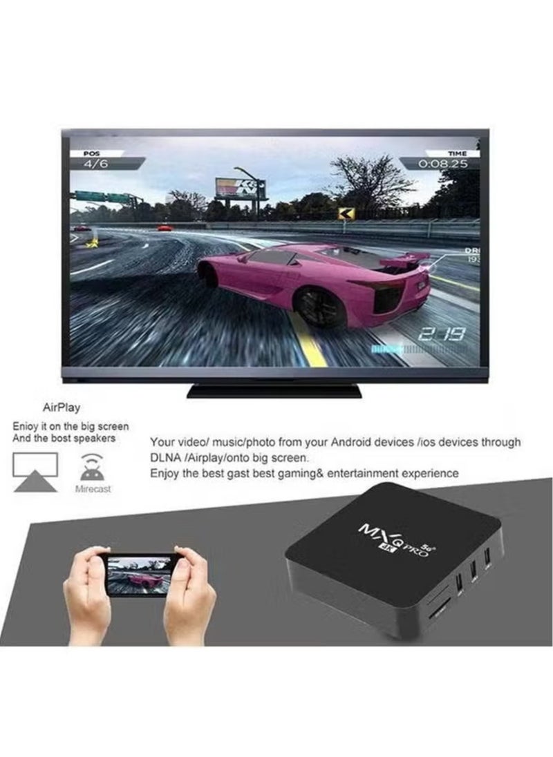 Generic NEW Android TV Box MXQPro 11.1 – High-Performance Streaming in Black  - Image 3