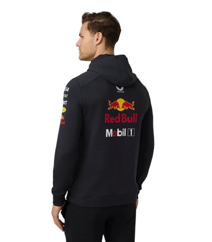 Castore Oracle Red Bull Racing Unisex Pullover Hoodie â€“ Official F1 Teamline, Night Sky, 2025/26 Season, Motorsport Apparel - Image 2
