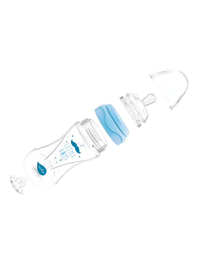 Mimic Collection Anti Colic Baby Bottles 250 Ml Ergonomic Shape and Teats Nipple Effect Bpa Free Eu Brand Italian Design Light Blue - pzsku/Z5E119FBC006E78026172Z/45/_/1710307812/6b8ae474-91bd-4bf8-a642-5e446dfedf50