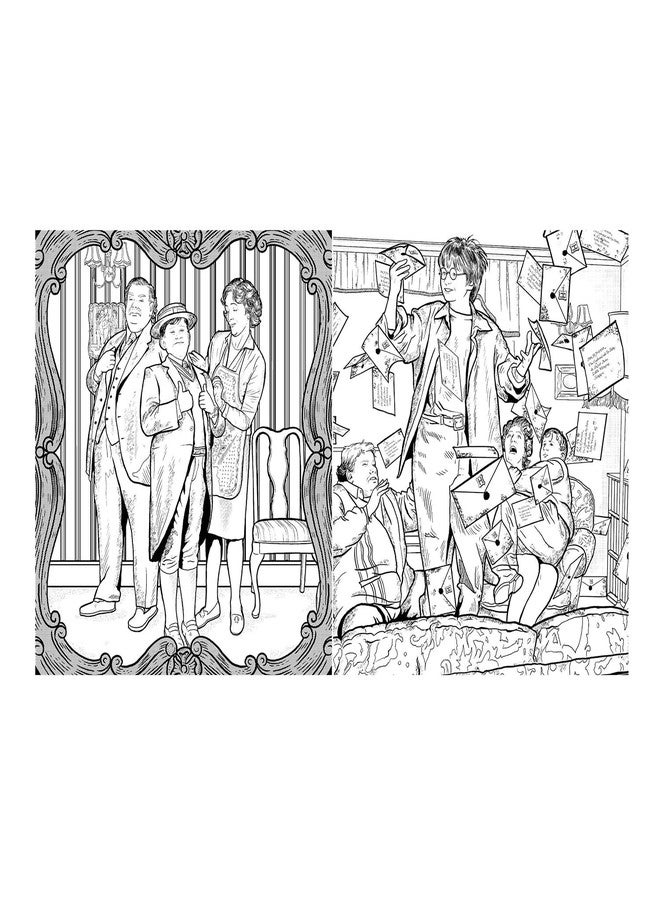 Harry Potter Coloring Book Set for Kids - Bundle of 1 Harry Potter Activity Book, Stickers, and More | Hogwarts Coloring Books for Boys, Girls - Image 4
