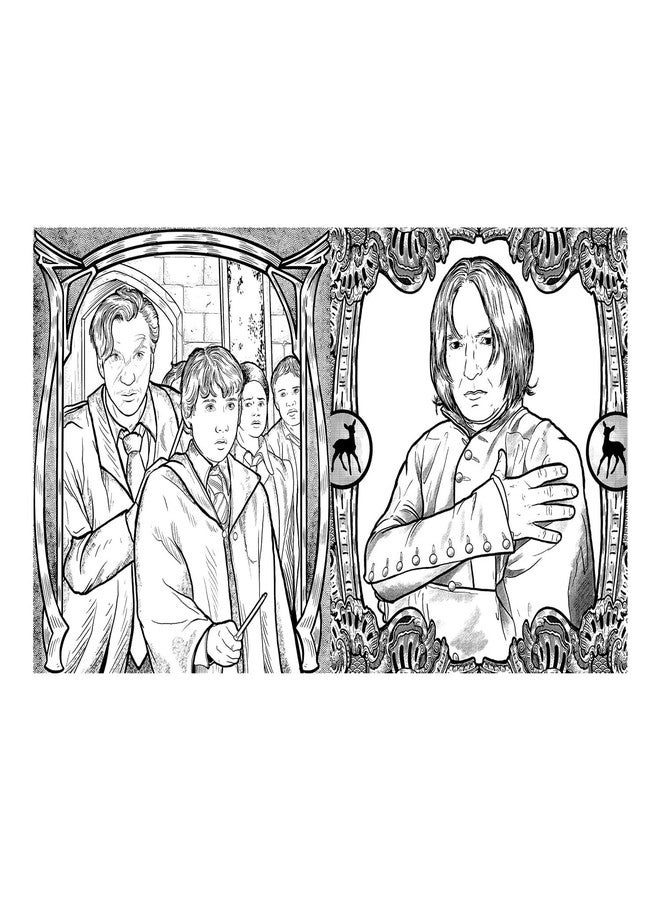 Harry Potter Coloring Book Set for Kids - Bundle of 1 Harry Potter Activity Book, Stickers, and More | Hogwarts Coloring Books for Boys, Girls - Image 3