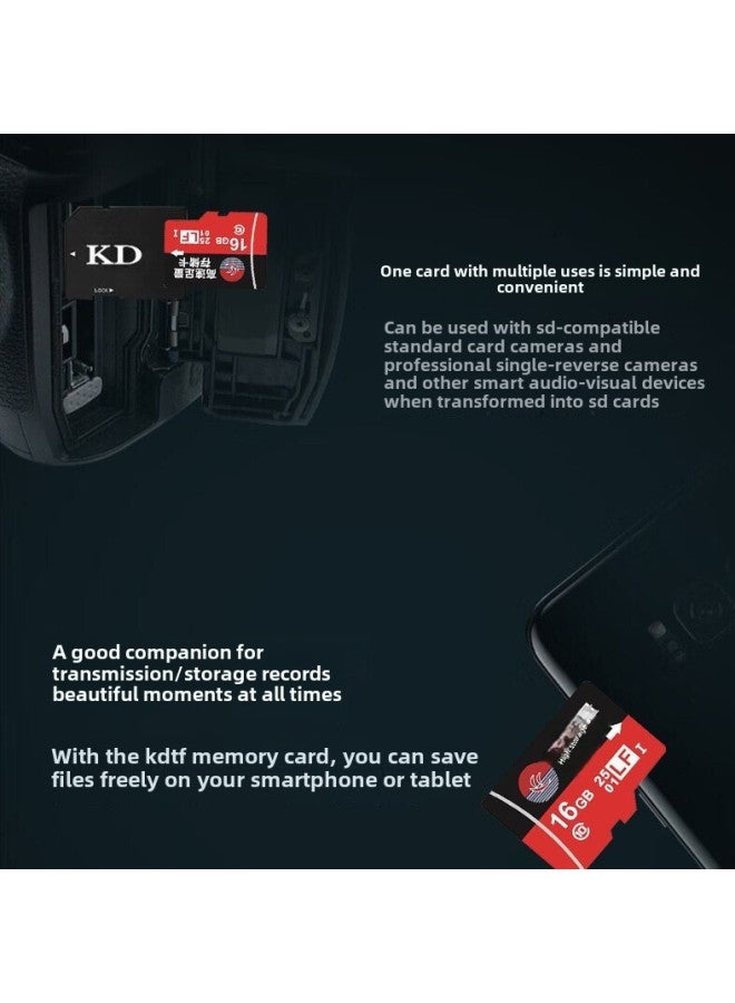 Driving Recorder Memory Card Tf Card 32g Card 16g Monitoring Memory Card Mobile Phone Memory Card 8gb-Color:TF-128M-Capacity:C10 Quality High Speed Edition  - Image 2
