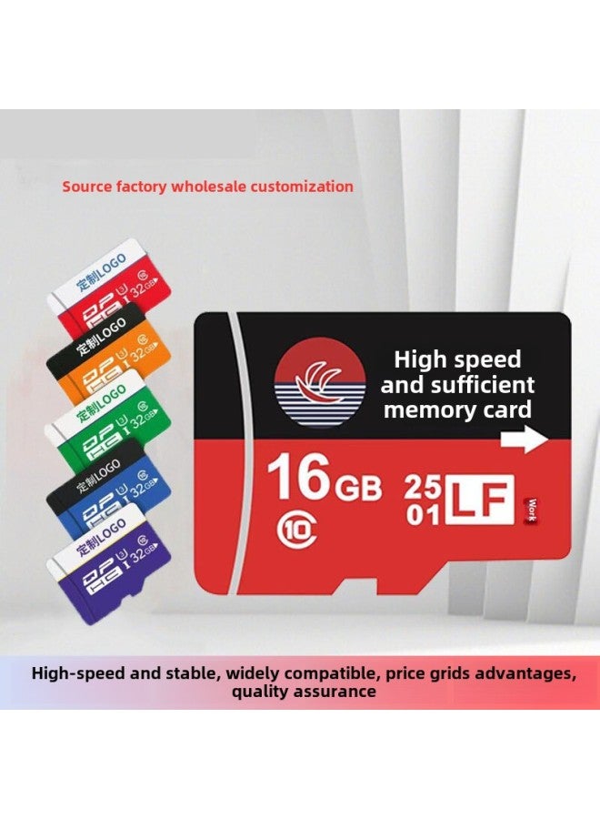 Driving Recorder Memory Card Tf Card 32g Card 16g Monitoring Memory Card Mobile Phone Memory Card 8gb-Color:TF-128M-Capacity:C10 Quality High Speed Edition  - Image 1